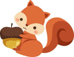 squirrel cute cartoon