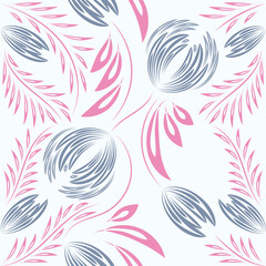 Folk flowers print Floral pattern Ethnic art