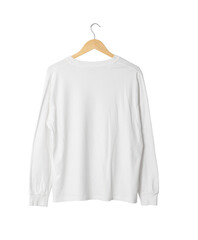 White sweater mockup hanging, Png file.