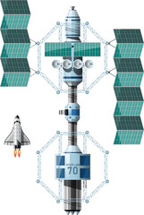 Space station illustration