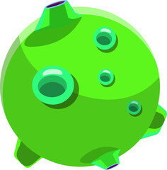 Cartoon planet illustration