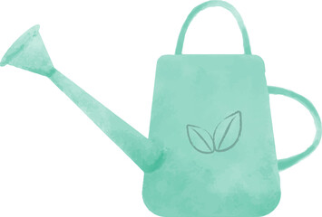 Watercolor watering can © Johnstocker