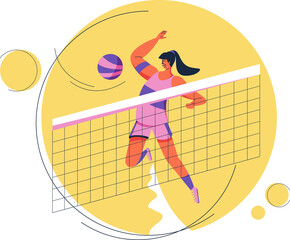 volleyball nice action © Johnstocker