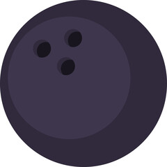 black bowling ball