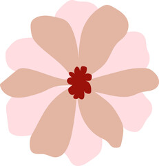 Flower Cutout Illustration