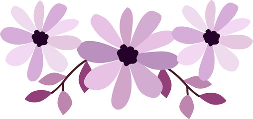 Flower frame for decorative