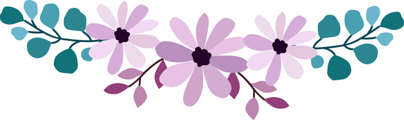 Flower frame for decorative