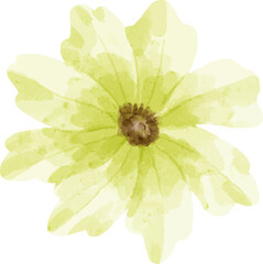 Watercolor Flower Cutout