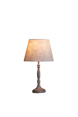 Table lamp isolated.