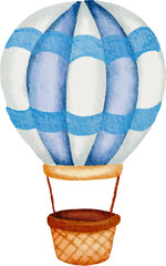 Watercolor Balloon Illustration