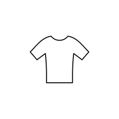 Naklejka premium Shirt, Fashion, Polo, Clothes Thin Line Icon Vector Illustration Logo Template. Suitable For Many Purposes.