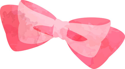 Watercolor Bow Illustration