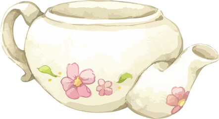 teapot cute clipart
