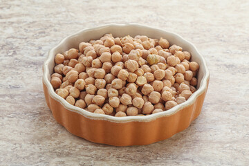Dry Chickpea beans for cooking