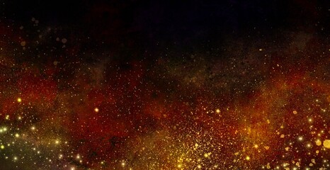 火花のような和風テクスチャ素材 黒背景 合成 backdrop