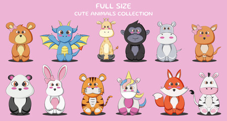Full Size Cute Animals Collection