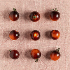 Black strawberry tomatoes.
