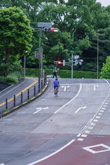 赤坂4丁目の薬研坂の風景