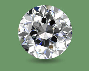 diamond on background (high resolution 3D image) 3d render