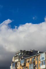 Clouds in the blue sky