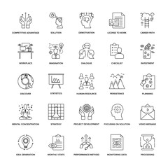 Line Icons Project Management Pack

