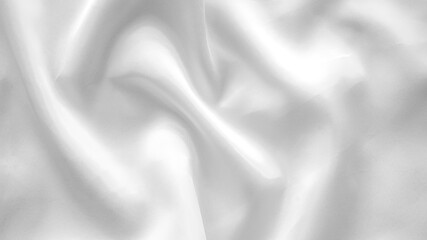Fototapeta na wymiar White satin cloth texture can be use as background