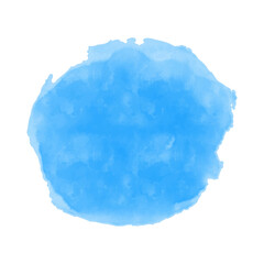 Blue watercolor brush , Splash, Stain.