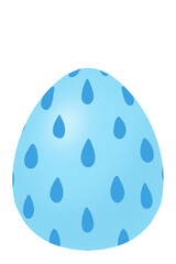 Blue Easter Egg.