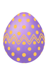 Purple easter egg.