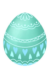 Green easter eggs.