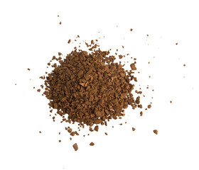 Coffee granules cutout, Png file.