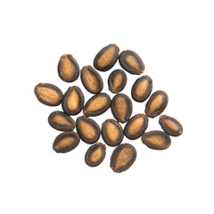 Falling watermelon seeds cutout, Png file.