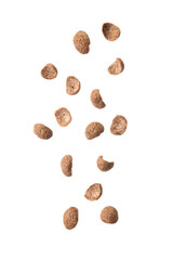 Falling cereal cutout, Png file.