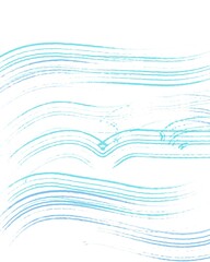 light sketch, waves in turquoise, prints