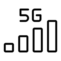 5g line icon