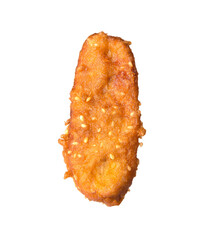 Falling fries banana cutout, Png file.