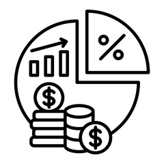 Investment Line Icon