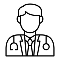 Doctor Line Icon