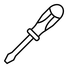 Screwdriver Line Icon
