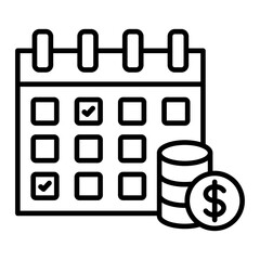 Calendar Line Icon
