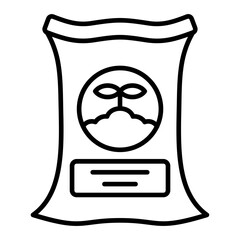Fertilizer Line Icon