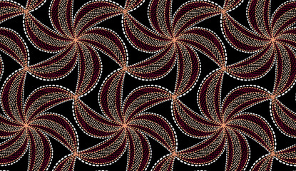 Geometric ethnic pattern seamless flower color. seamless pattern. Design for fabric,curtain,background,carpet,wallpaper,clothing,wrapping,Batik,mandalas,fabric,Vector illustration. pattern style.