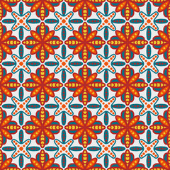 Geometric ethnic pattern seamless flower color. seamless pattern. Design for fabric,curtain,background,carpet,wallpaper,clothing,wrapping,Batik,mandalas,fabric,Vector illustration. pattern style.