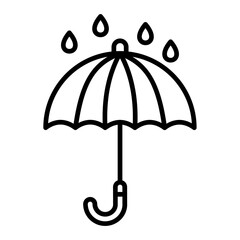 Umbrella Line Icon