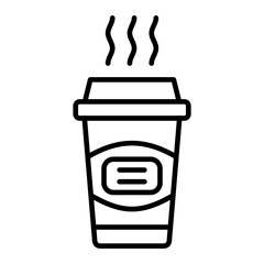 Hot Drink Line Icon