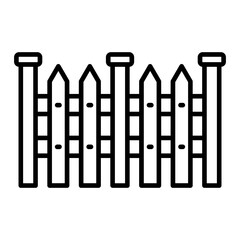 Fence Line Icon