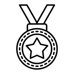 Medal Line Icon