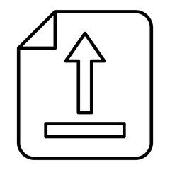 Upload Line Icon
