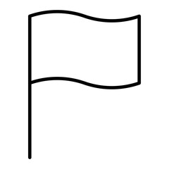 Flag Line Icon