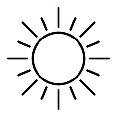 Brightness Line Icon